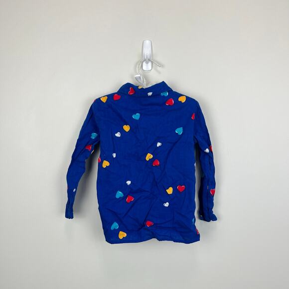 Vintage Piccolo Blue Heart Blouse 4T - Picture 5 of 9